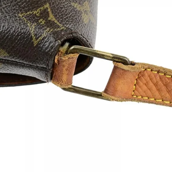 LOUIS VUITTON Musette Shoulder Bag Monogram Leather Brown France M51256 31SJ562
